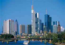 Frankfurt şehri manzarası